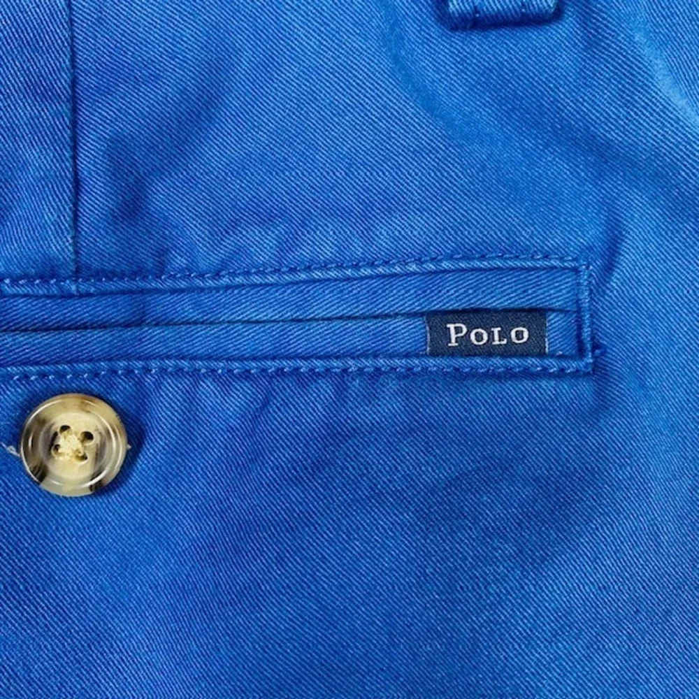 Polo Ralph Lauren Men 32 Royal Blue Stretch Classic Fit Chino Short Cotton Twill